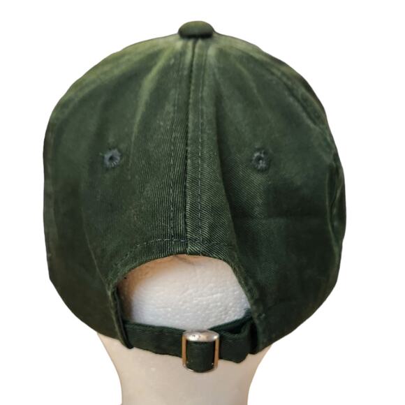 Cabela's Worlds Foremost Outfitters Embroidered Green Ball Cap Hat Lid - Picture 3 of 5